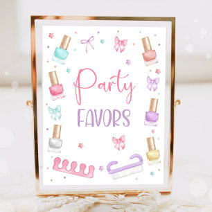 Partygeschenke Mani-Pedi-Party Maniküre Pediküre Poster