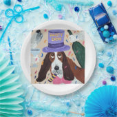 Partyhund Basset Hound Pappteller (Party)