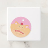 Partyhut Katzen Geschenkanhänger (Beispiel)
