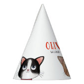 Partyhut mit drei kleinen Katzen (Links)