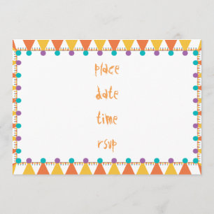 Partyhütchen Einladung