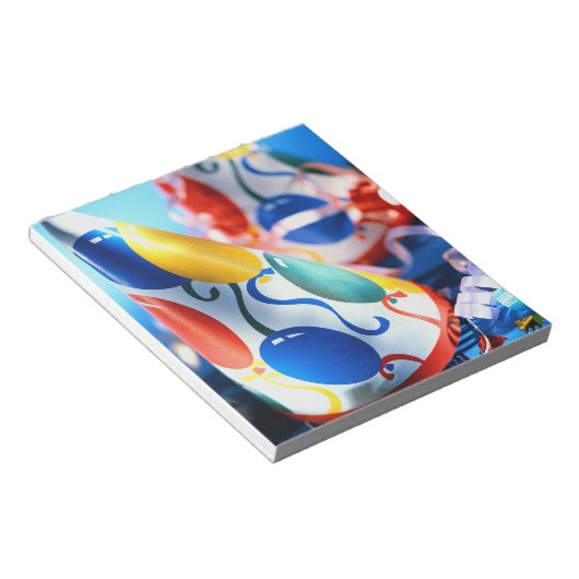 Partyhütchen Notizblock (angewinkelt)