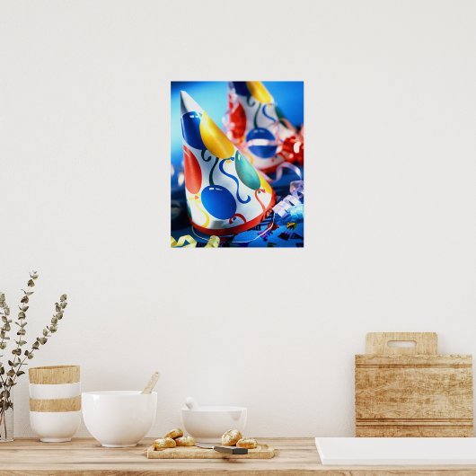 Partyhütchen Poster (Küche)
