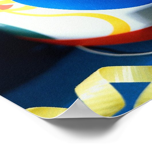 Partyhütchen Poster (Ecke)