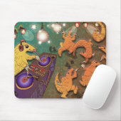 Partying Pangolins Mousepad (Mit Mouse)