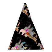 Partying von Tieren - Niedliche Tiere mit Party Partyhütchen (Rechts)