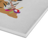 Partying von Tieren - Niedliche Tiere mit Party Schneidebrett (Ecke)