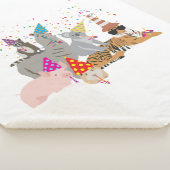 Partying von Tieren - Niedliche Tiere mit Party Sherpadecke (3/4)
