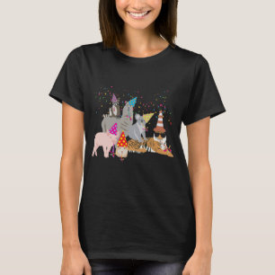 Partying von Tieren - Niedliche Tiere mit Party T-Shirt