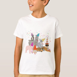 Partying von Tieren - Niedliche Tiere mit Party T-Shirt
