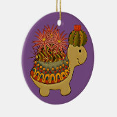 Partykleid der Schildkröte Keramikornament (Rechts)