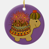 Partykleid der Schildkröte Keramikornament (Hinten)