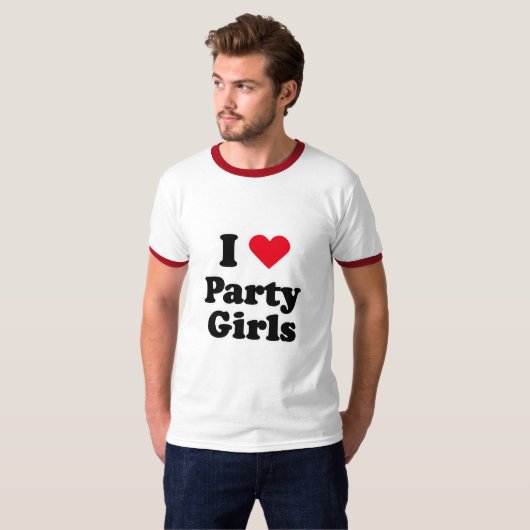 Partymädchen der Liebe I T-Shirt (Vorne ganz)