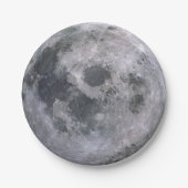 Partypapierplatte MOND Pappteller (Vorderseite)