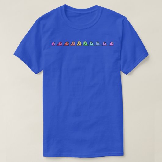PartyParrot Conga Linie T-Shirt (Design vorne)