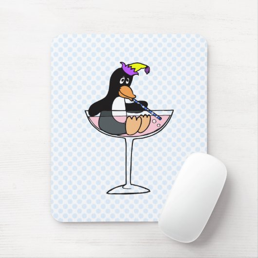 PartyPenguin Mousepad (Mit Mouse)