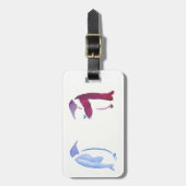 PartyPenguins Gepäckanhänger (Vorderseite vertikal)