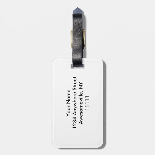 PartyPenguins Gepäckanhänger (Rückseite vertikal)