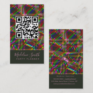 Partyplaner-Streamer-QR-Code Visitenkarte