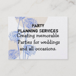 Partyplanung Visitenkarte