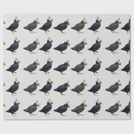 Partypuffins-Papier Geschenkpapier (Flach)