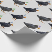 Partypuffins-Papier Geschenkpapier (Ecke)