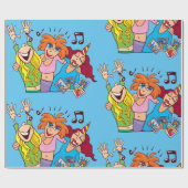 Partys für Frauen Geschenkpapier (Flach)