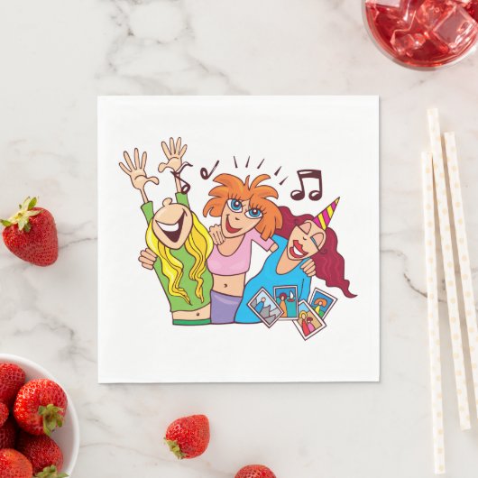 Partys für Frauen Serviette (Beispiel)