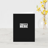 Partys Here - Funny Pauly For New Jersey Gtl Shore Karte (Gelbe Blume)