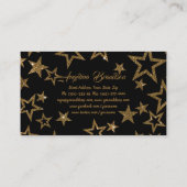 Partys Rental Catering Equipment Extravagant Star  Visitenkarte (Rückseite)