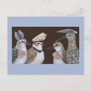 Partys von Shorebirds Postkarte