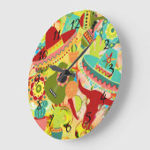 Partys Wall Clock Große Wanduhr (Winkel)