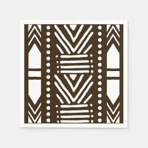 Partys, Wedding African Mud Cloud Table Napkins Serviette