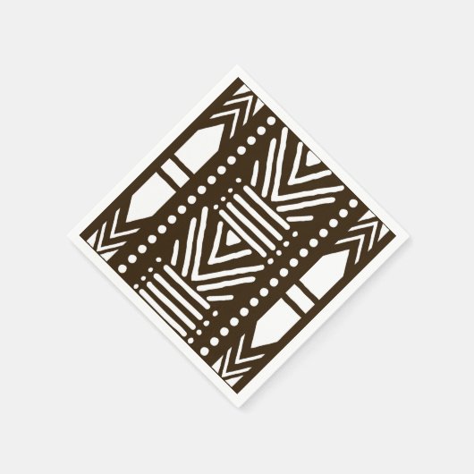 Partys, Wedding African Mud Cloud Table Napkins Serviette (Ecke)