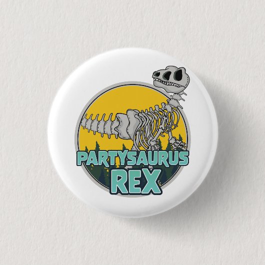 Partysaurus Rex Button (Vorderseite)