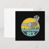 Partysaurus Rex Einladung (Vorne/Hinten)