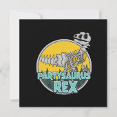 Partysaurus Rex Einladung (Vorderseite)