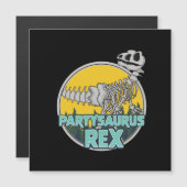 Partysaurus Rex Magneteinladung (Vorne/Hinten)