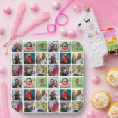 Partysouvenir-Fotocollage-Muster Pappteller (Party)
