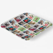 Partysouvenir-Fotocollage-Muster Pappteller (Gewinkelt)
