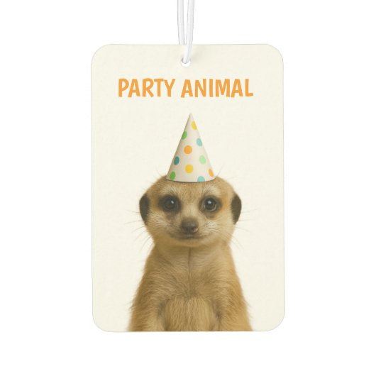 PARTYTIER AUTOLUFTERFRISCHER (Rückseite)