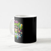 Partytier Baseball Eis Drip lustiger Affe Kaffeetasse (Vorderseite Links)