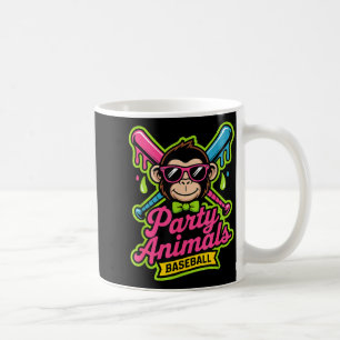 Partytier Baseball lustiger Affe lebendige Schleim Kaffeetasse