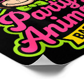 Partytier Baseball lustiger Affe lebendige Schleim Poster (Ecke)