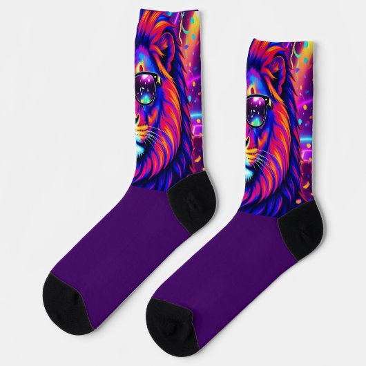 PARTYTIER, LÖWE SOCKEN (Linkes Detail)