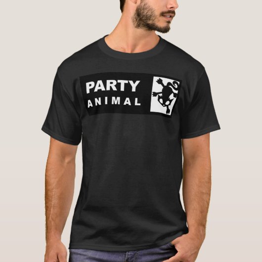 Partytier Mädchen T-Shirt (Vorderseite)