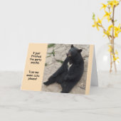 Partytiergeburtstagskarte Karte (Gelbe Blume)