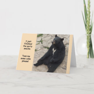 Partytiergeburtstagskarte Karte