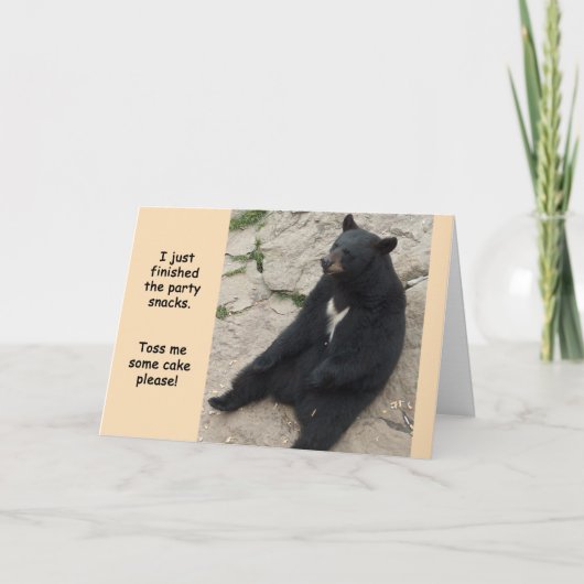 Partytiergeburtstagskarte Karte (Vorderseite)