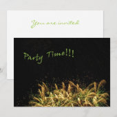 Partytime Einladung (Vorne/Hinten)